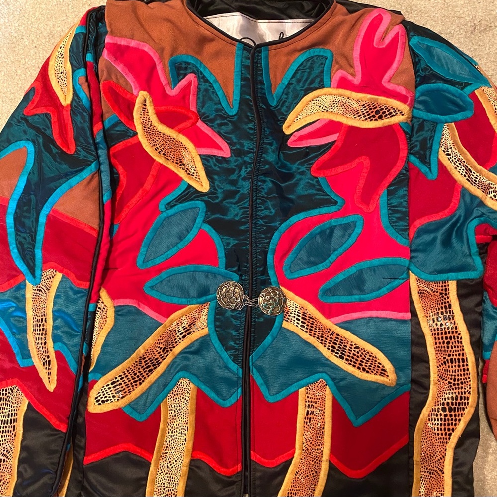 One of a kind women’s handmade patchwork jacket